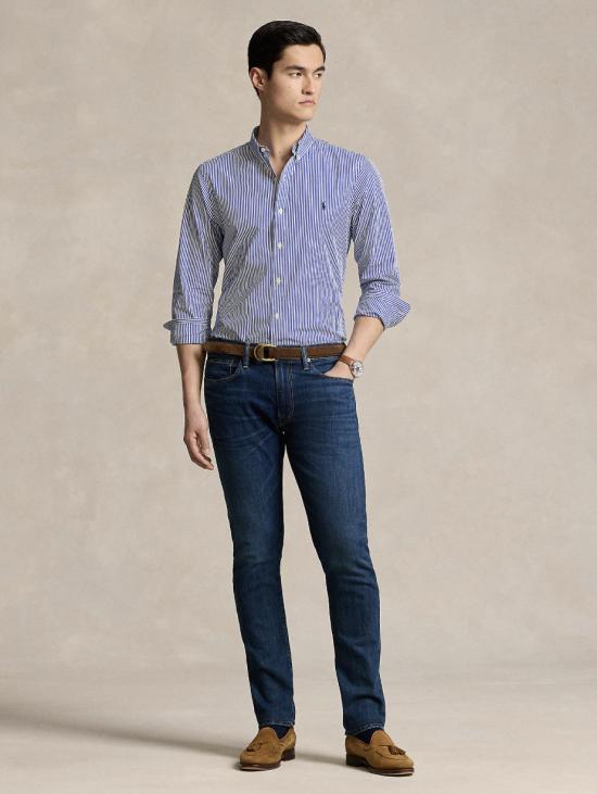 25FW 랄프 로렌 버튼다운 칼라 로고 셔츠  710928254008 - RALPH LAUREN