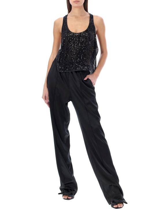 25FW 톰포드 로고 밴딩 파자마 팬츠 PAW397FAX881 LB999 Nero - TOMFORD