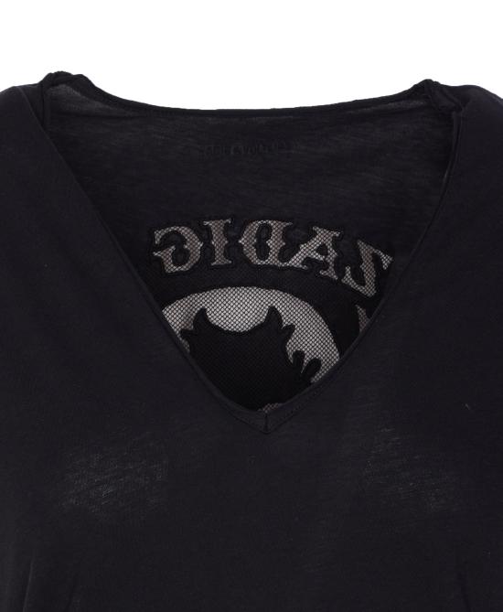 25FW 자딕앤볼테르 반팔 티셔츠 JWTS02820 011 Black - ZADIG & VOLTAIRE