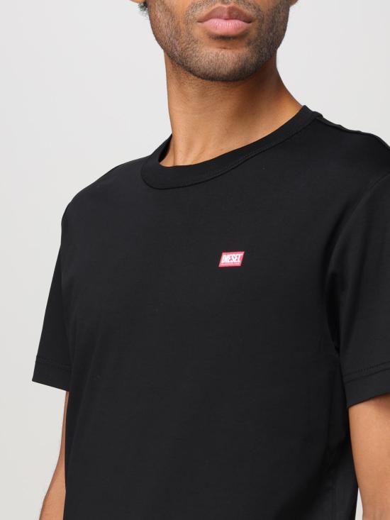 25FW 디젤 반팔 티셔츠 A148190SKAF 9XX Black - DIESEL