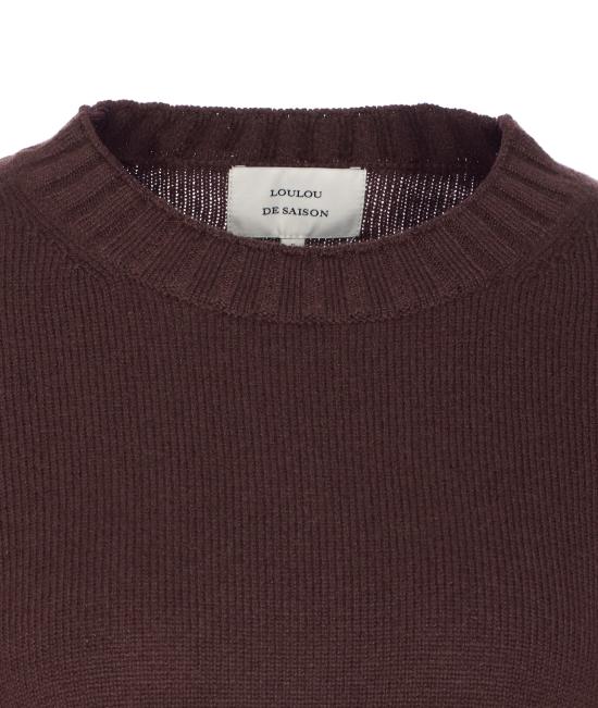 25FW 루루 드 세종 스웨터 MORA LDS BROWN Brown - LOULOU DE SAISON