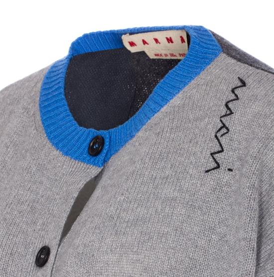 25FW 마르니 가디건 CDMD0393Q0UFX385BLN38 GREY - MARNI
