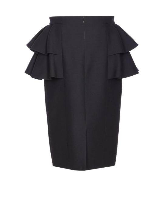 25FW 발렌티노 가라바니 스커트 RADJ51CF0NO Black - VALENTINO GARAVANI