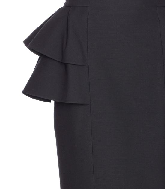 25FW 발렌티노 가라바니 미디 스커트 RADJ51CF0NO Black - VALENTINO GARAVANI