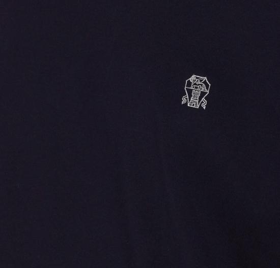 25FW 브루넬로 쿠치넬리 반팔 티셔츠 M0B137451GCW893 BLUE - BRUNELLO CUCINELLI