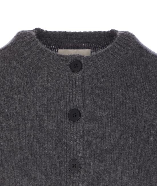 25FW 루루 드 세종 스웨터 ZEPHIR LDSANTHRACITE MELANGE GREY - LOULOU DE SAISON