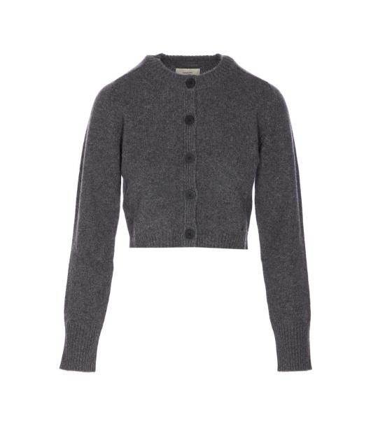 25FW 루루 드 세종 스웨터 ZEPHIR LDSANTHRACITE MELANGE GREY