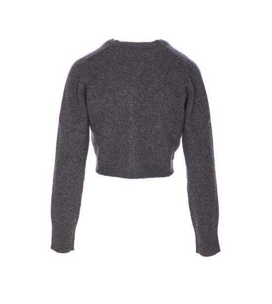 25FW 루루 드 세종 스웨터 ZEPHIR LDSANTHRACITE MELANGE GREY - LOULOU DE SAISON