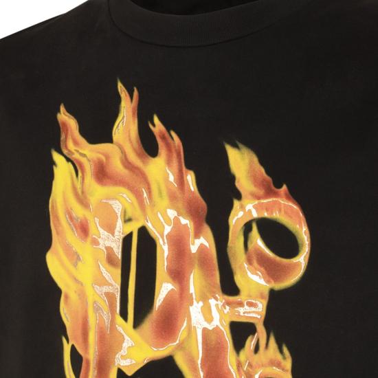 25FW 팜앤젤스 반팔 티셔츠 PMAA072R24JER0011076 Black - PALM ANGELS