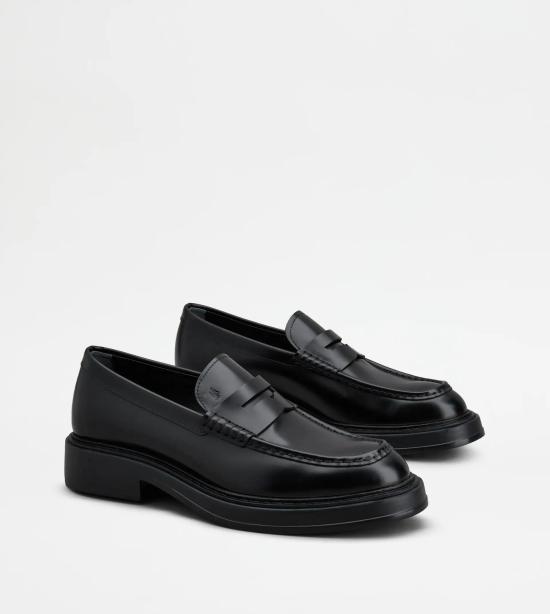 25FW 토즈 로퍼 XXM61K0AI40LYGB999 Black - TODS