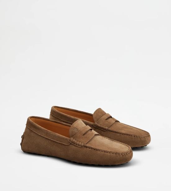 25FW 토즈 고미노 스웨이드 드라이빙 슈즈 XXM22L00010RE0S818 Brown - TODS