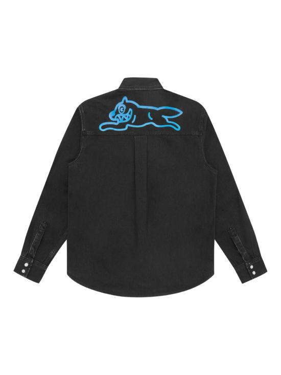 25FW 아이스크림 긴팔 셔츠 ICD25206 BLACK Black - ICECREAM