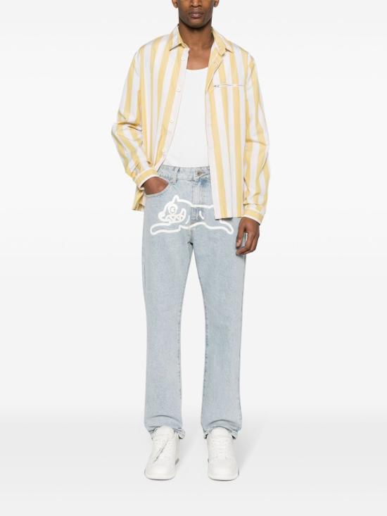 25FW 아이스크림 데님 팬츠 ICD001 HEAVYWASHBLUE Clear Blue - ICECREAM