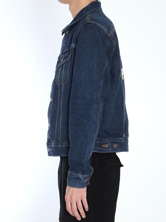 25SS 셀린느 로얄 인디고 워시 데님 트러커 자켓 로얄 인디고 워시 데님 트러커  RV0DX789DCBF8 Denim - CELINE