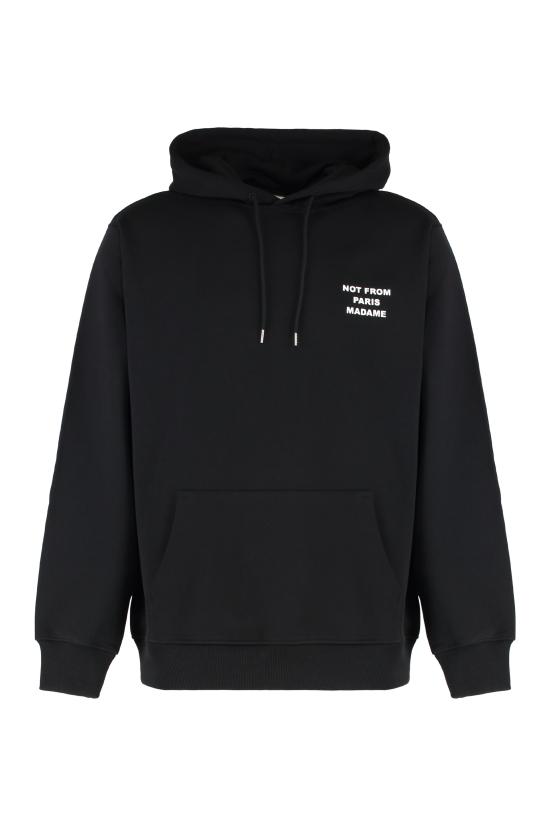  드롤드무슈 후드 티셔츠 PERMHO162CO127BL black