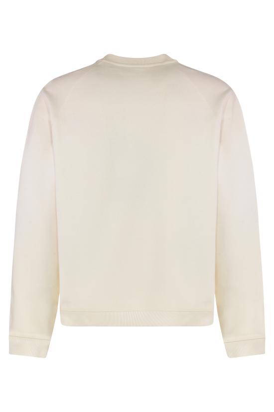 25FW 몽클레어 긴팔 티셔츠 K24028G0000289AUJ02B Ivory - MONCLER