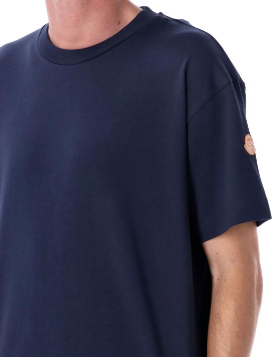 25FW 몽클레어 반팔 티셔츠 K24028C0000289AZ9786 blue - MONCLER