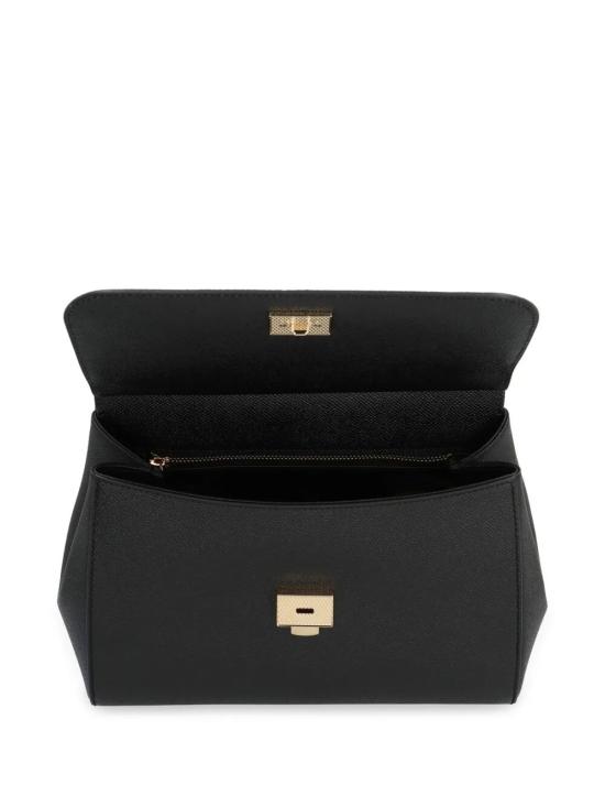 26FW 돌체앤가바나 라지 시실리 핸드백 BB6002B1001 80999 BLACK - DOLCE & GABBANA