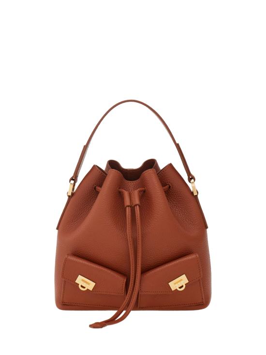 26FW 살바토레 페라가모 허그 멀티포켓 버킷백 2209150785879 NEW BROWN