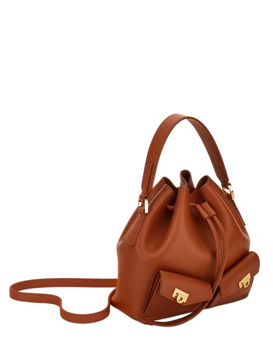 26FW 살바토레 페라가모 허그 멀티포켓 버킷백 2209150785879 NEW BROWN - SALVATORE FERRAGAMO