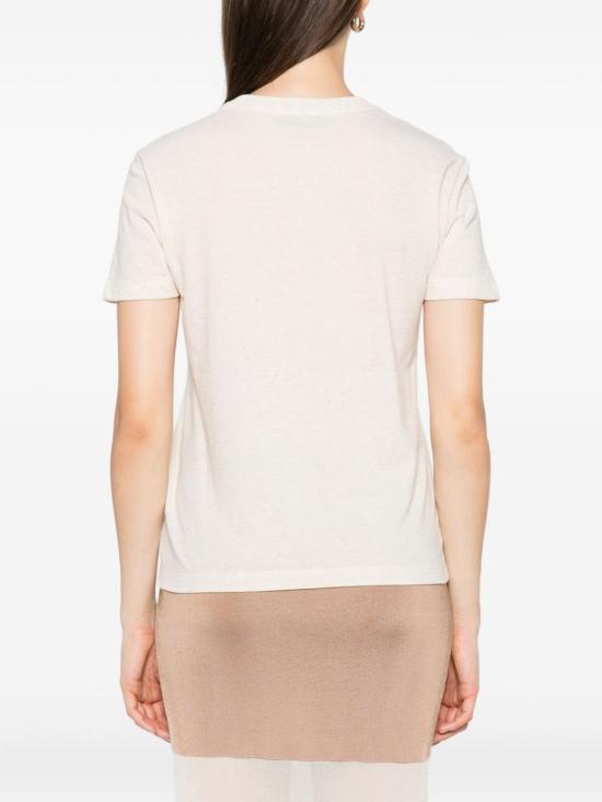 25FW 펜디 반팔 티셔츠 FS7254ASMH F1SAZ NUDE NEUTRALS - FENDI