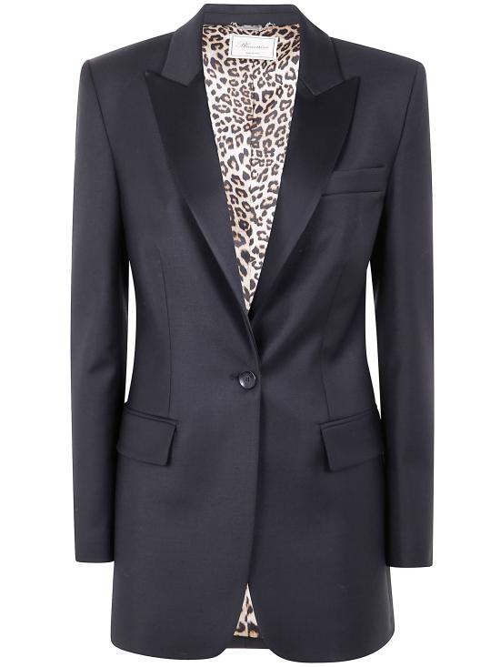 25FW 블루마린 수트 자켓 A522B108A N0990 BLACK