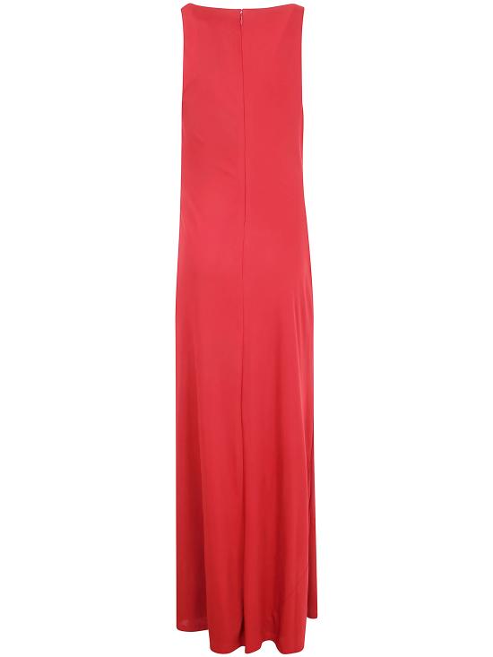 25FW 랄프 로렌 롱 원피스 253971057 002 RED - RALPH LAUREN