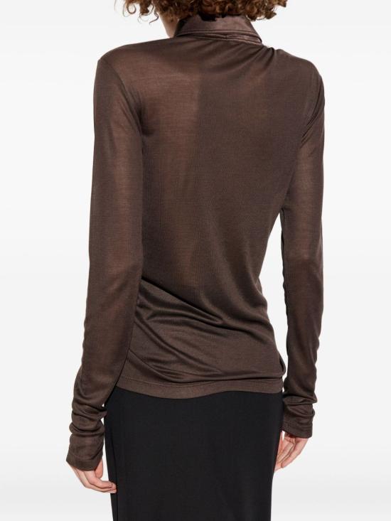 25FW 톰포드 반팔 티셔츠 TSJ620JEX162KB450 BROWN - TOMFORD