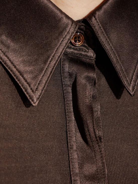 25FW 톰포드 반팔 티셔츠 TSJ620JEX162KB450 BROWN - TOMFORD