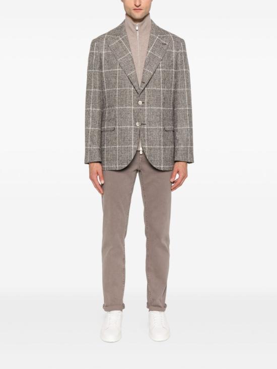 25FW 브루넬로 쿠치넬리 집업 니트 M2200106CSJ89 BEIGE - BRUNELLO CUCINELLI