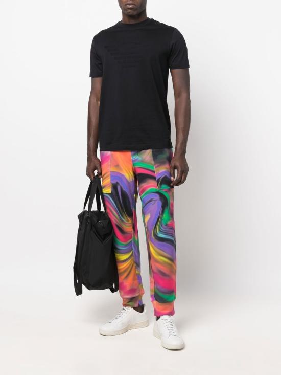 25FW 엠포리오 아르마니 반팔 티셔츠 8N1TD21JGYZ0975 BLUE - EMPORIO ARMANI