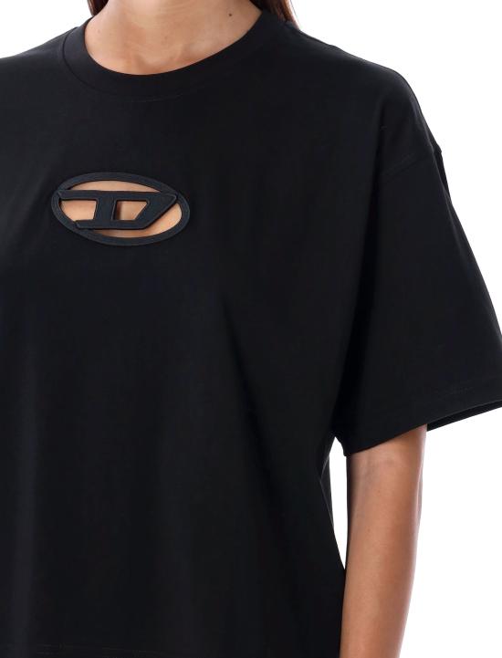 25FW 디젤 반팔 티셔츠 A150960NIAX9XX BLACK - DIESEL