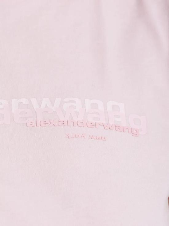 25FW 알렉산더 왕 반팔 티셔츠 1CC3251103 680 PINK PURPLE - ALEXANDER WANG