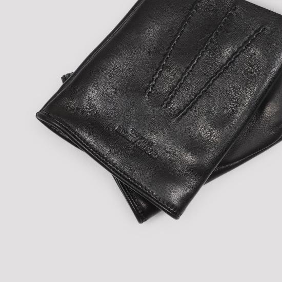 26FW 조르지오 아르마니 장갑 7441332F203 00020 BLACK - GIORGIO ARMANI