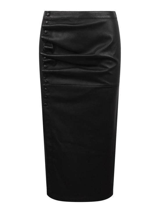  파코라반 미디 스커트 24AFJU440LB0068P001 Black