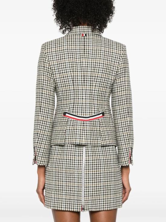 25FW 톰브라운 코트 FBC946AF0928 980 BLK WHT - THOM BROWNE