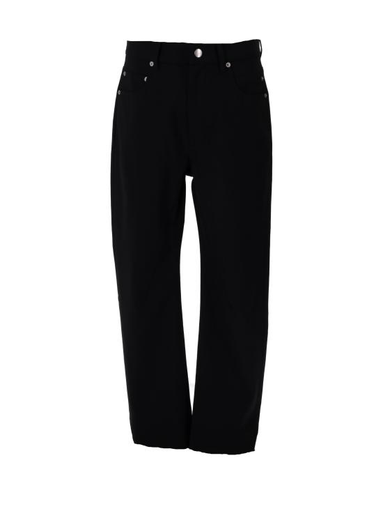 25SS 릭 오웬스 스트레이트 팬츠 RP01E7324ZL 09 BLACK