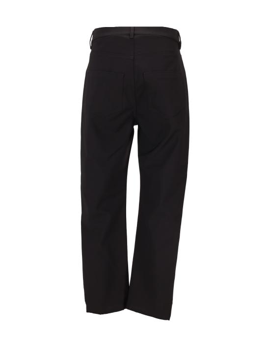 25SS 릭 오웬스 스트레이트 팬츠 RP01E7324ZL 09 BLACK - RICK OWENS