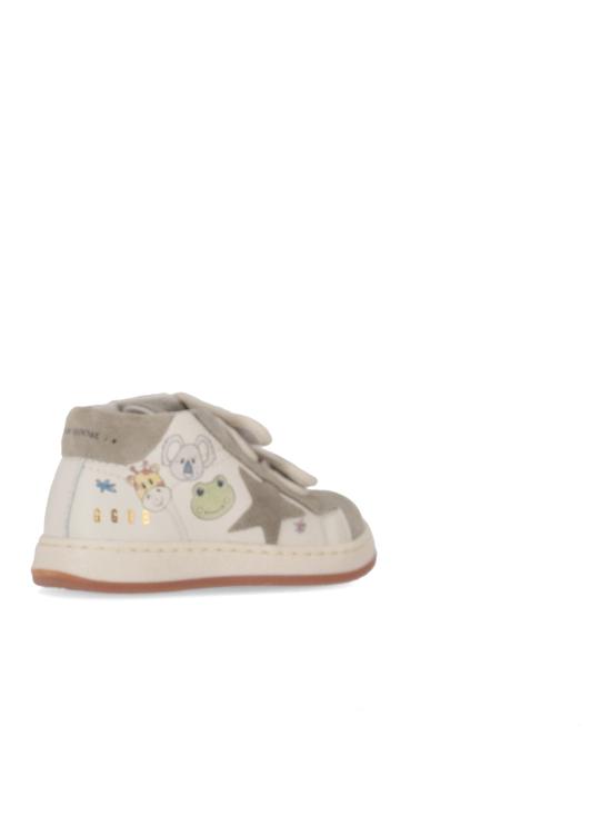 24FW [주니어] 골든구스 JUNE 준 벨크로 스니커즈 GJF00386F006107 10421 WHITE ICE MULTICOLOR - GOLDEN GOOSE