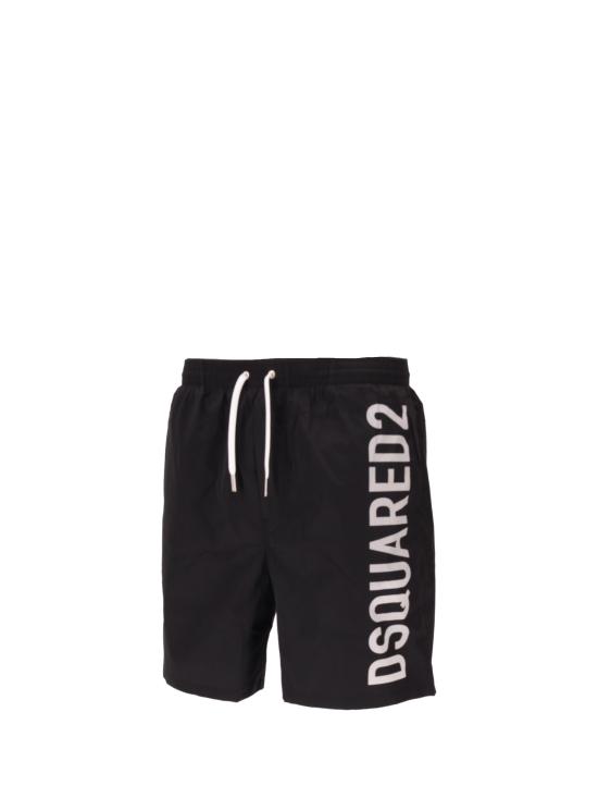 25SS 디스퀘어드2 팬티 D7BM16000 010 BLACK WHITE - DSQUARED2