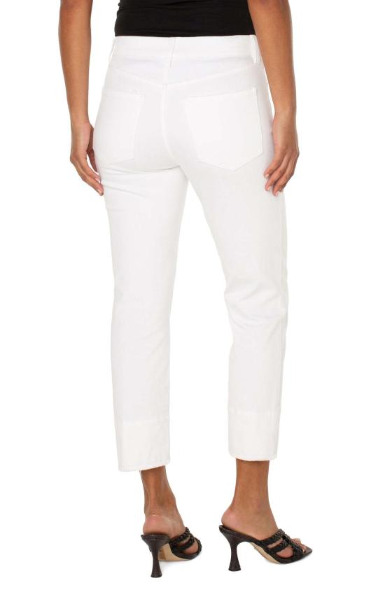  Liverpool 크롭 팬츠 리버풀 지아 크롭 슬림 진 브라이트 화이트 - OTHER BRANDS