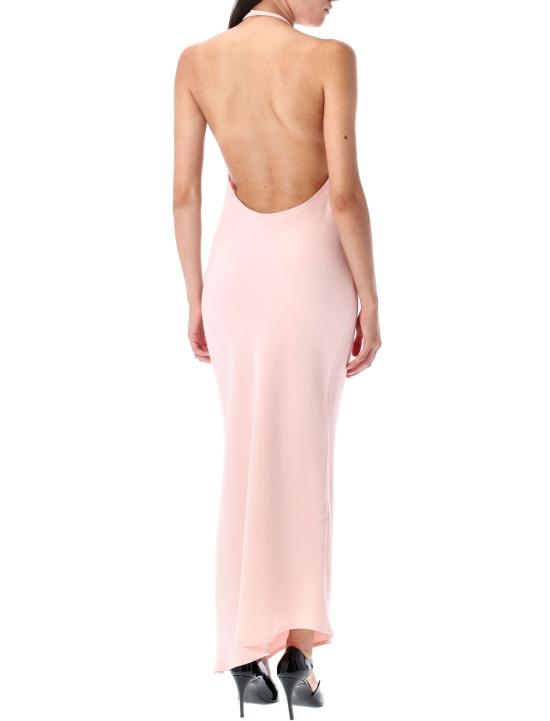 25FW 디 아티코 롱 원피스 WCW00247ACC001AA 315 PINK - THE ATTICO