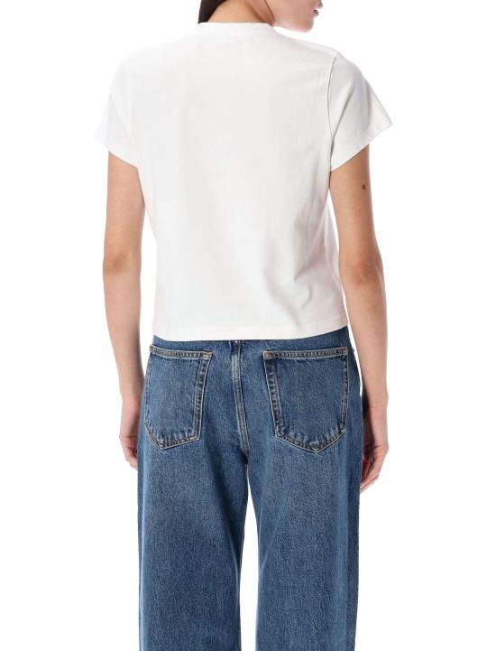 25FW 알렉산더 왕 반팔 티셔츠 1CC3251103 120 VINTAGE WHITE - ALEXANDER WANG