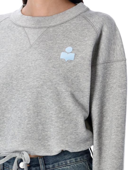 25FW 이자벨마랑에뚜왈 스웨터 SW0005FAA1M07E GYIB GREY ICE BLUE - ISABEL MARANT ETOILE