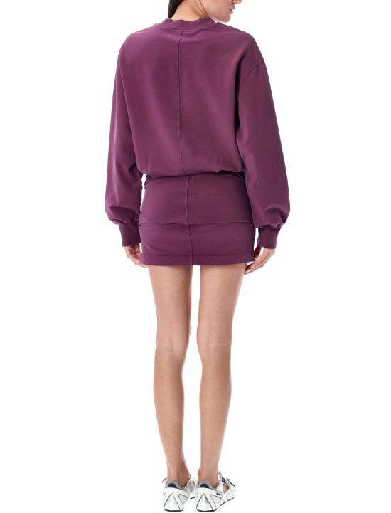 25FW 디 아티코 숏 원피스 WCA00393JJF006AA 114 BURGUNDY - THE ATTICO