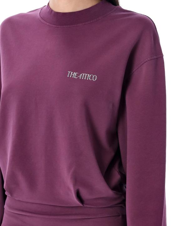 25FW 디 아티코 숏 원피스 WCA00393JJF006AA 114 BURGUNDY - THE ATTICO