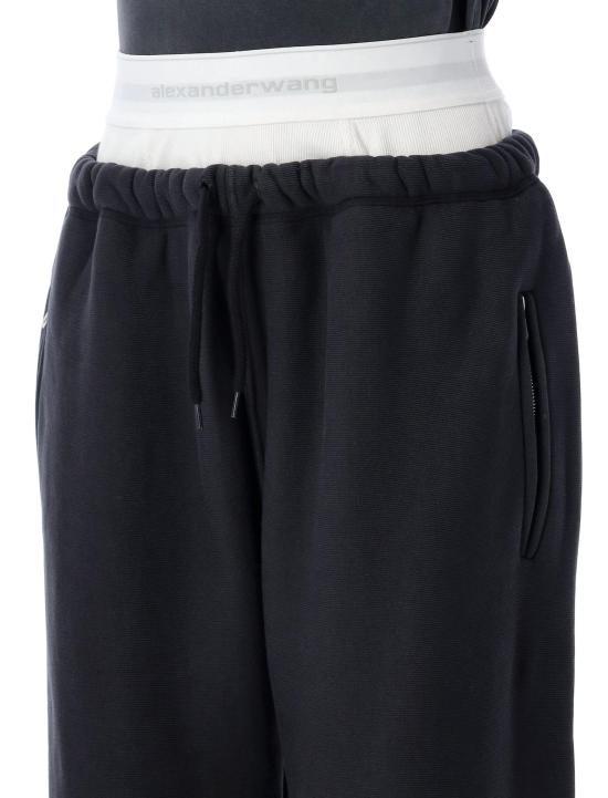 25FW 티바이알렉산더왕 스트레이트 팬츠 4CC1244349 020A FADED BLACK - T BY ALEXANDER WANG