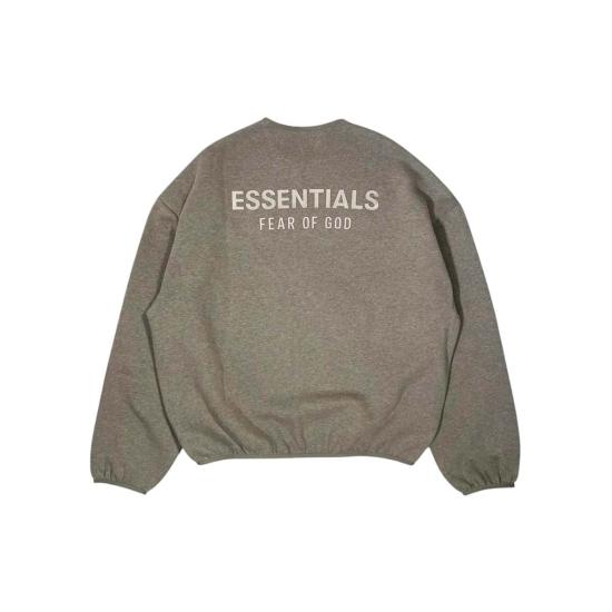  피어오브갓 긴팔 티셔츠 Fear Of God 모던 핏 플리스 크루넥 홈스테드 헤더 - FEAR OF GOD