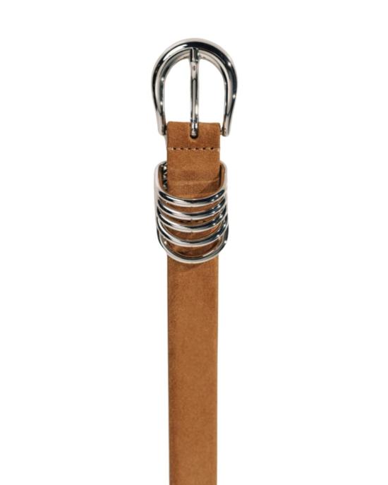  Déhanche 슬림 벨트 데앙슈 접시꽃  카라멜 - DEHANCHE