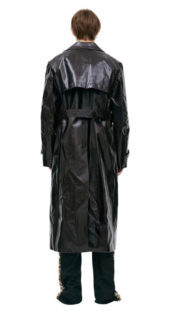  드리스 반 노튼 코트 클래식 벨티드 트렌치코트 브라운 - DRIES VAN NOTEN